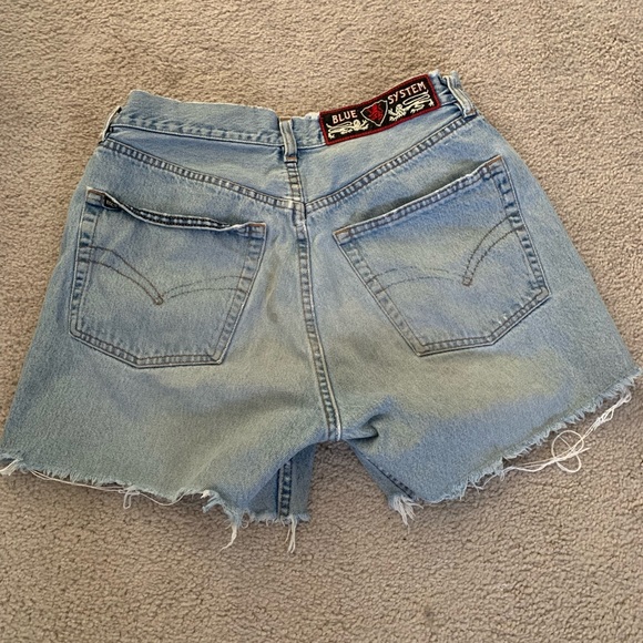 Vintage Pants - Vintage denim cut off shorts